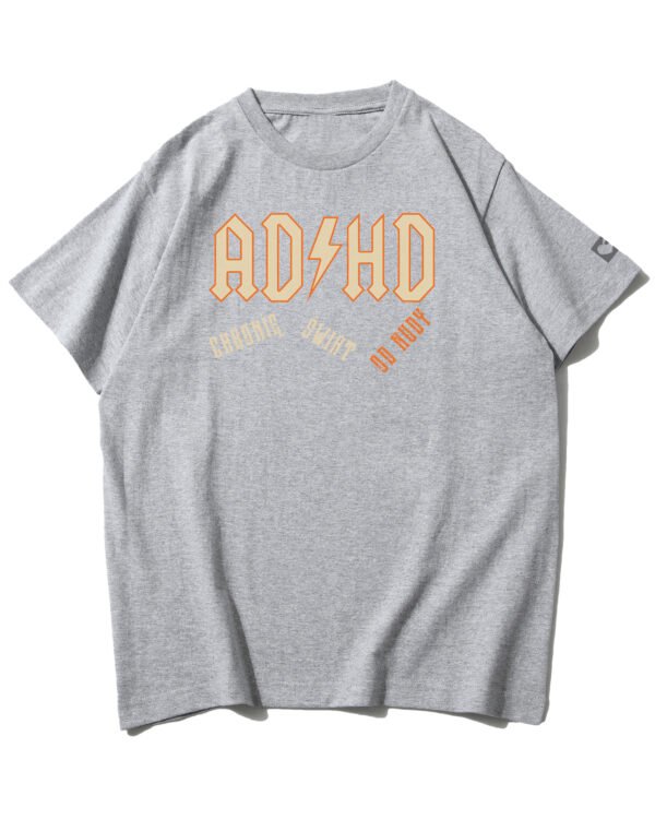 Koszulka oversize Rock ADHD <br>Parodia ACDC