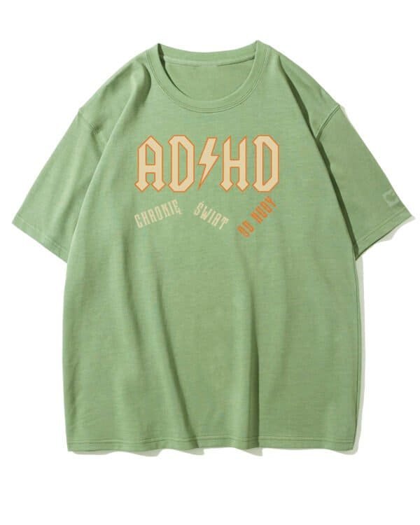Koszulka oversize Rock ADHD <br>Parodia ACDC