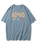 Koszulka oversize Rock ADHD <br>Parodia ACDC