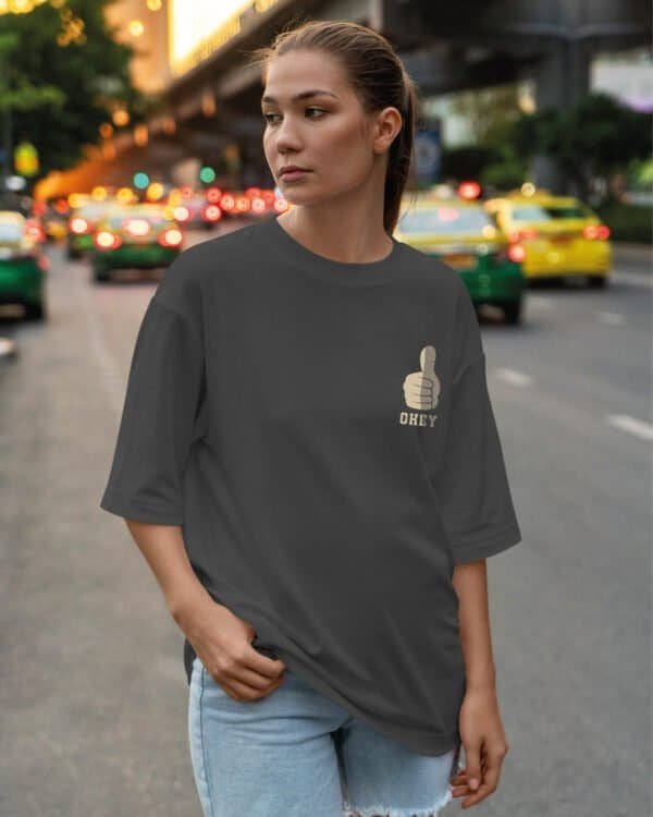 Koszulka oversize Kciuk w Górę Okey