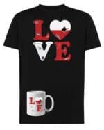 TLSET0780 Tshirt Mug Zestaw Koszulka i Kubek Love Poland Kocham Polskę
