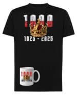 TLSET0807 Tshirt Mug Zestaw Koszulka i Kubek 1000 lat Koronacji Chrobrego 1025–2025