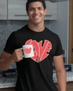 TLSET0887 Tshirt Mug3 Zestaw Koszulka i Kubek Serce Love Miłość