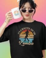 TLSET1052 Tshirt Mug2 Zestaw Koszulka i Kubek Zumba Fitness Taniec