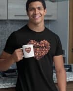 TLSET1115 Tshirt Mug3 Zestaw Koszulka i Kubek Kawam Cię Kocham Kawę