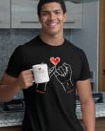 TLSET1197 Tshirt Mug3 Zestaw Koszulka i Kubek dla Par Personalizowany z Własnymi Imionami