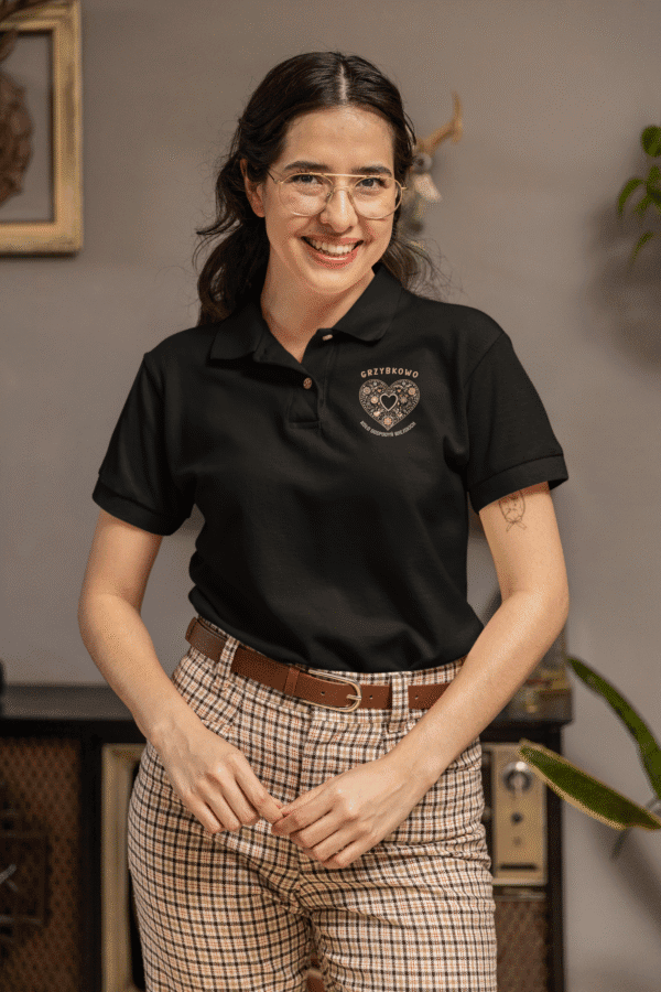 Koszulka Polo Koło Gospodyń Wiejskich <br>Personalizowana Kwiaty