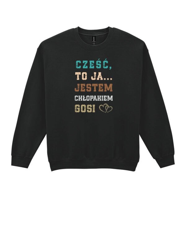 TL1374 Tshirt Hoodie Sweater SIM19 Bluza bez kaptura Personalizowana Dzień Chłopaka Partner