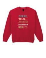 TL1374 Tshirt Hoodie Sweater SIM25 Bluza bez kaptura Personalizowana <br>Dzień Chłopaka Partner