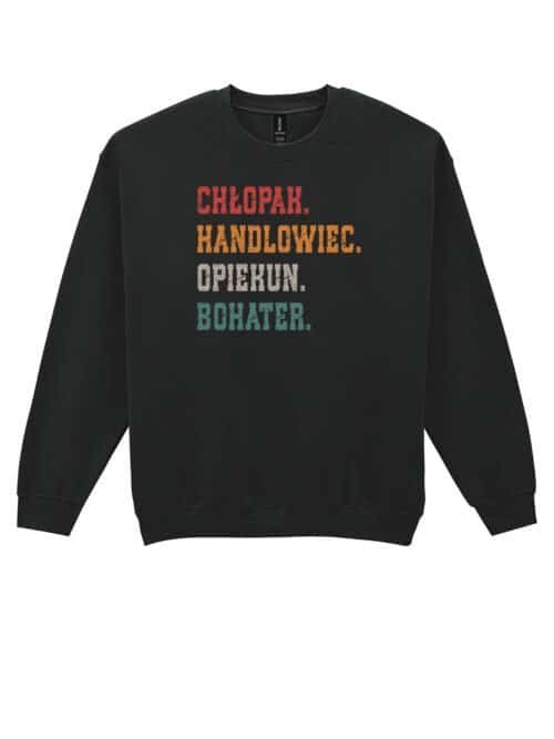 Bluza bez kaptura Personalizowana Dzień Chłopaka Zawód
