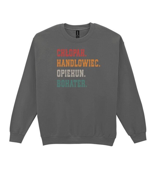 Bluza bez kaptura Personalizowana <br>Dzień Chłopaka Zawód