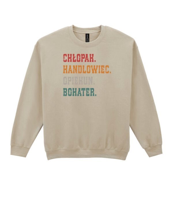 Bluza bez kaptura Personalizowana <br>Dzień Chłopaka Zawód