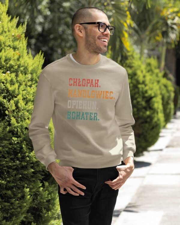 Bluza bez kaptura Personalizowana <br>Dzień Chłopaka Zawód