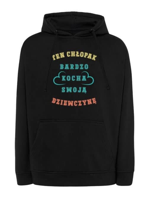 Bluza z kapturem Dzień Chłopaka Kochający