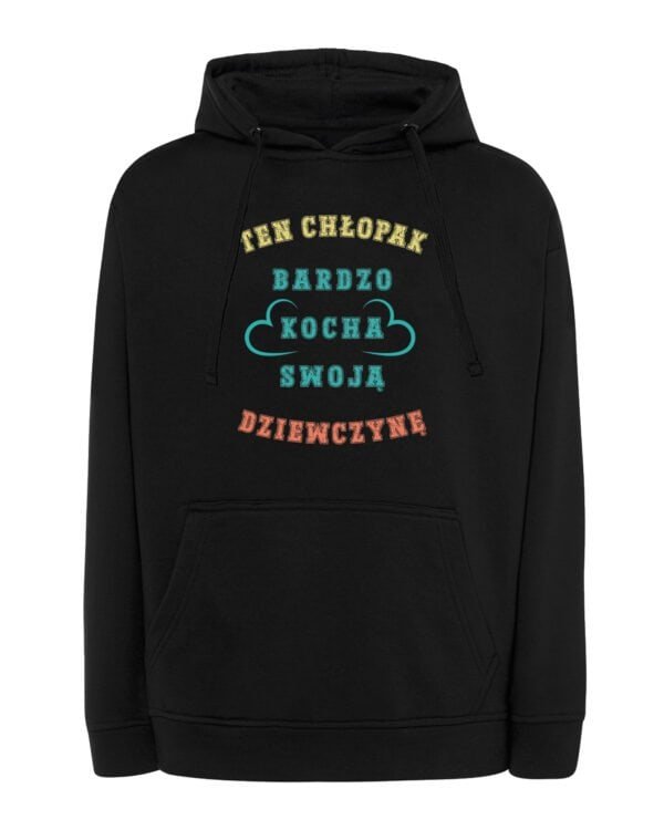 Bluza z kapturem Dzień Chłopaka Kochający