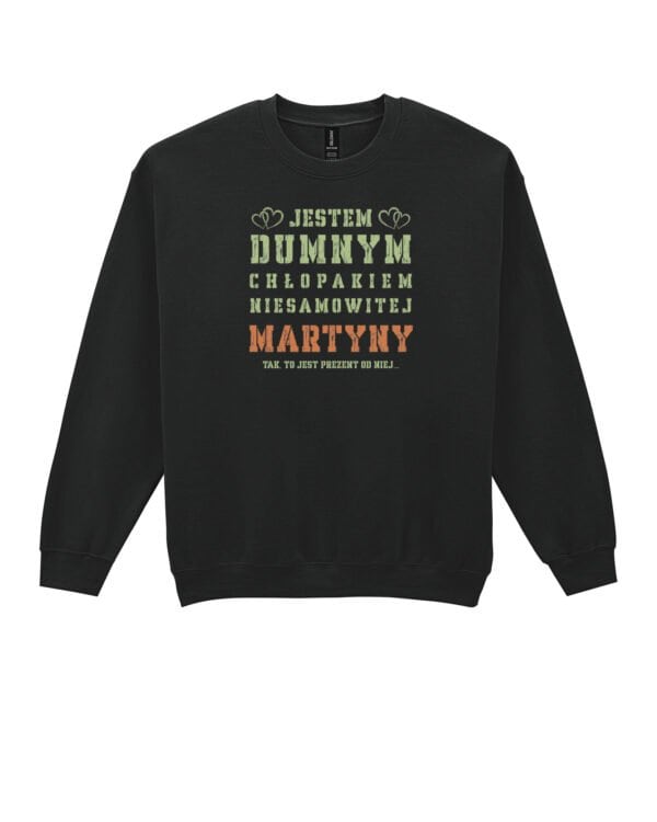 TL1379 Tshirt Hoodie Sweater SIM19 Bluza bez kaptura Personalizowana Dzień Chłopaka Dumny Facet