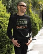 TL1379 Tshirt Hoodie Sweater SIM21 Bluza bez kaptura Personalizowana <br>Dzień Chłopaka Dumny Facet