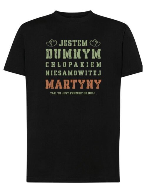 Koszulka Personalizowana Dzień Chłopaka Dumny Facet
