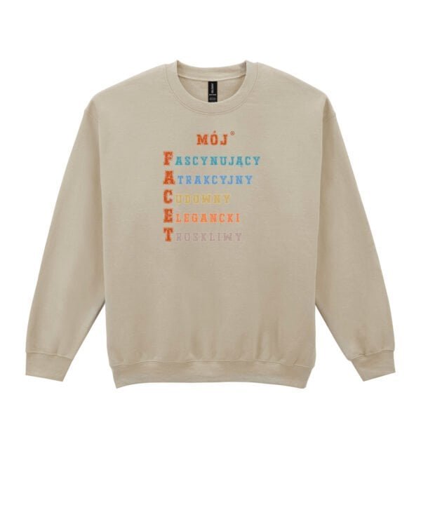 Bluza bez kaptura <br>Dzień Chłopaka Cechy Faceta