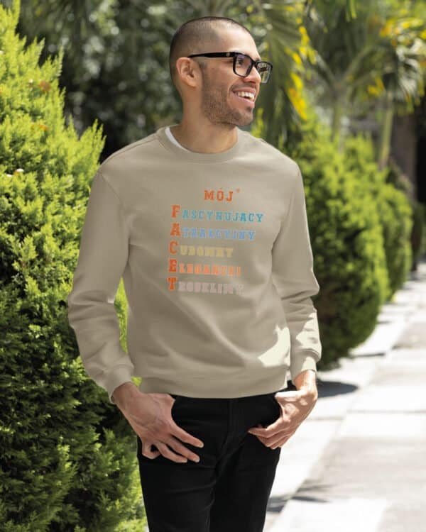 Bluza bez kaptura <br>Dzień Chłopaka Cechy Faceta