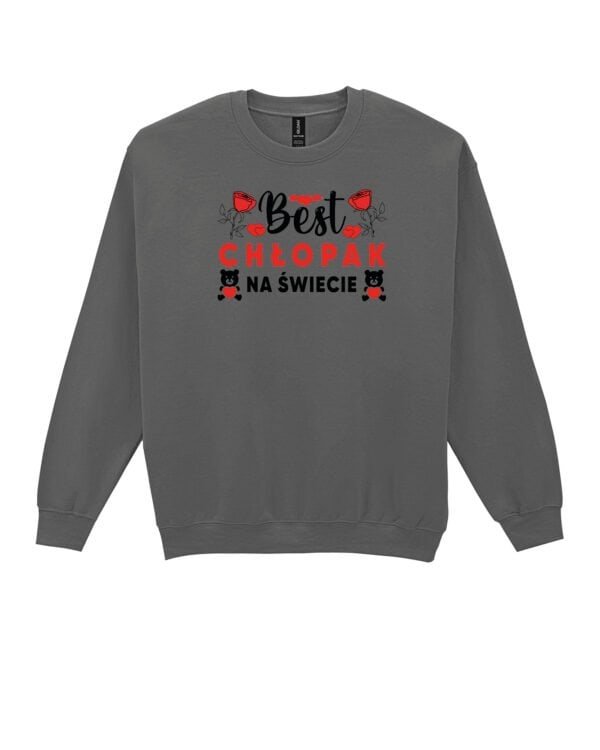 Bluza bez kaptura Dzień Chłopaka Najlepszy na Świecie