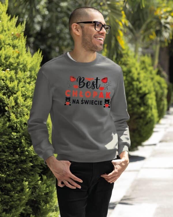 Bluza bez kaptura <br>Dzień Chłopaka Najlepszy na Świecie