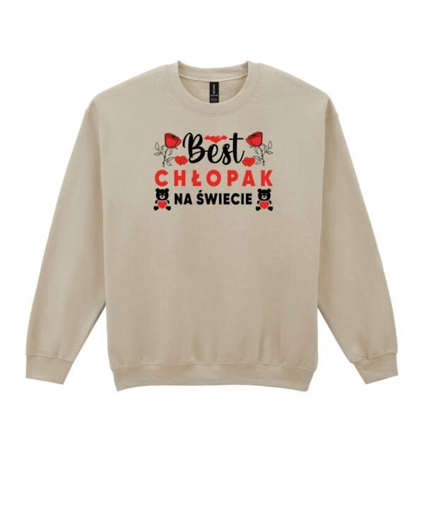 Bluza bez kaptura <br>Dzień Chłopaka Najlepszy na Świecie