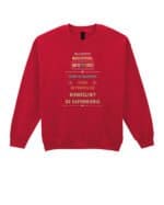 TL1382 Tshirt Hoodie Sweater SIM25 Bluza bez kaptura <br>Dzień Nauczyciela Historia Najlepszy