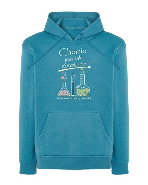 Bluza z kapturem Dzień Nauczyciela <br>Chemia Śmieszna