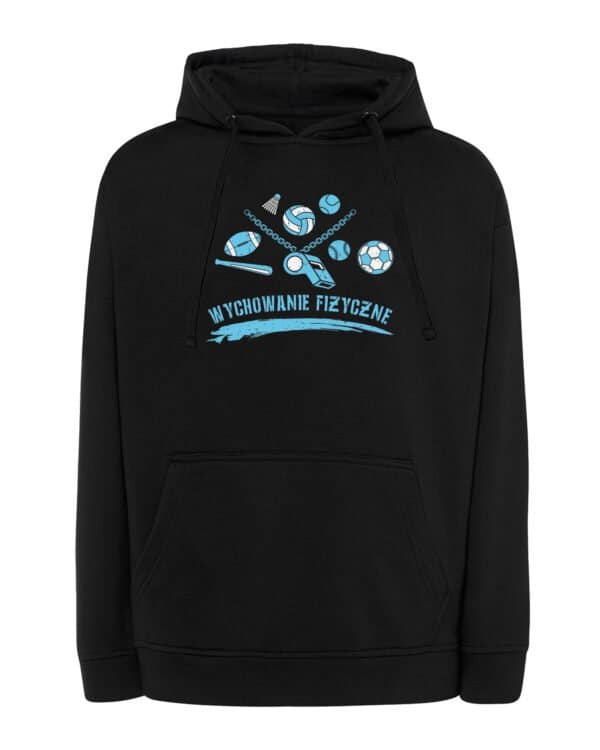 TL1397 Tshirt Hoodie Sweater SIM10 Bluza z kapturem Dzień Nauczyciela Wychowanie Fizyczne Sport