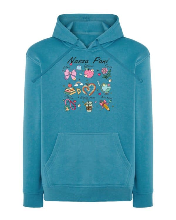 TL1400 Tshirt Hoodie Sweater SIM16 Bluza z kapturem Dzień Nauczyciela <br>Cechy Super Nauczycielki