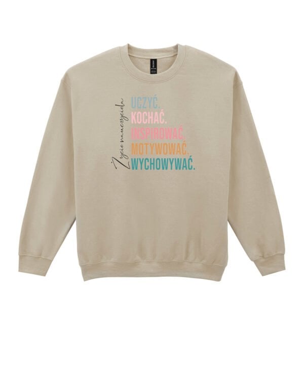 TL1401BK Tshirt Hoodie Sweater SIM28 Bluza bez kaptura <br>Dzień Nauczyciela Edukacja