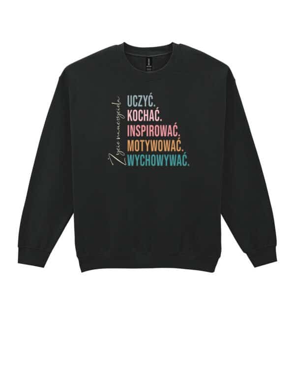 TL1401WH Tshirt Hoodie Sweater SIM19 Bluza bez kaptura Dzień Nauczyciela Edukacja