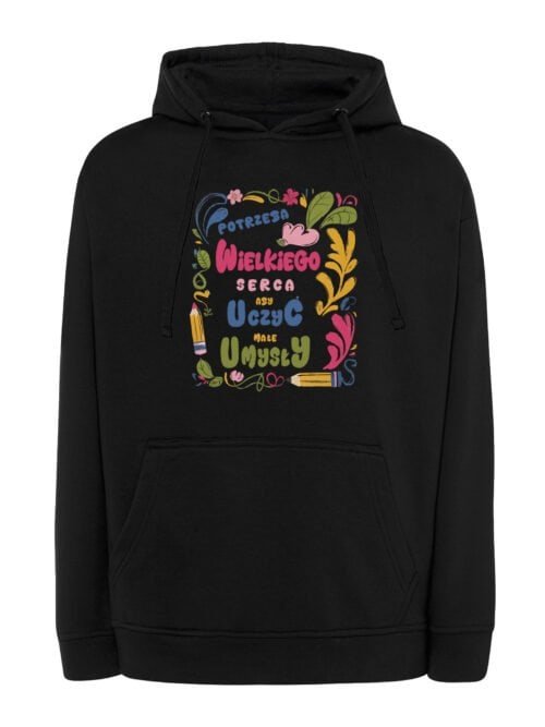Bluza z kapturem Dzień Nauczyciela Wielkie Serce