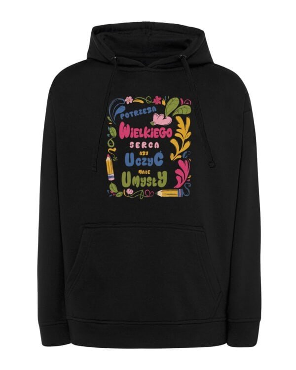 Bluza z kapturem Dzień Nauczyciela Wielkie Serce