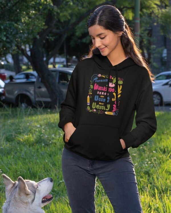 Bluza z kapturem Dzień Nauczyciela <br>Wielkie Serce