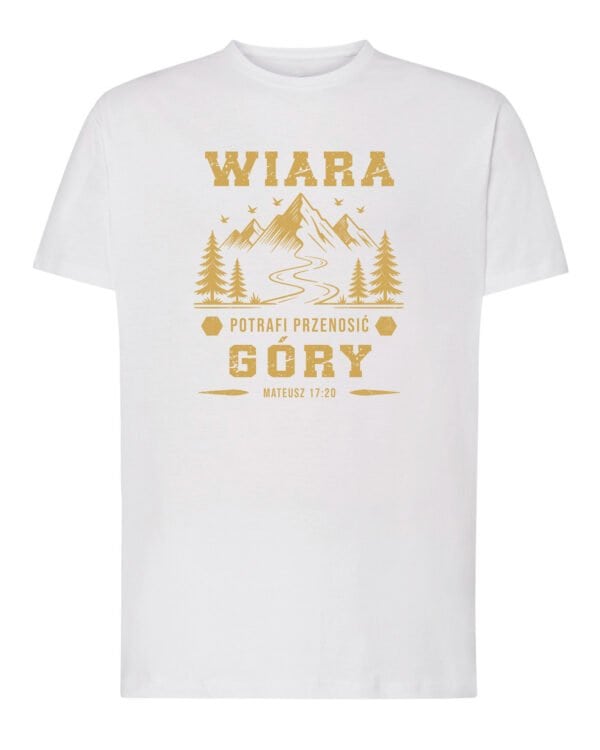 TL1410 Tshirt Hoodie Sweater SIM Koszulka Wiara Biblia Cytat Mateusz 17:20