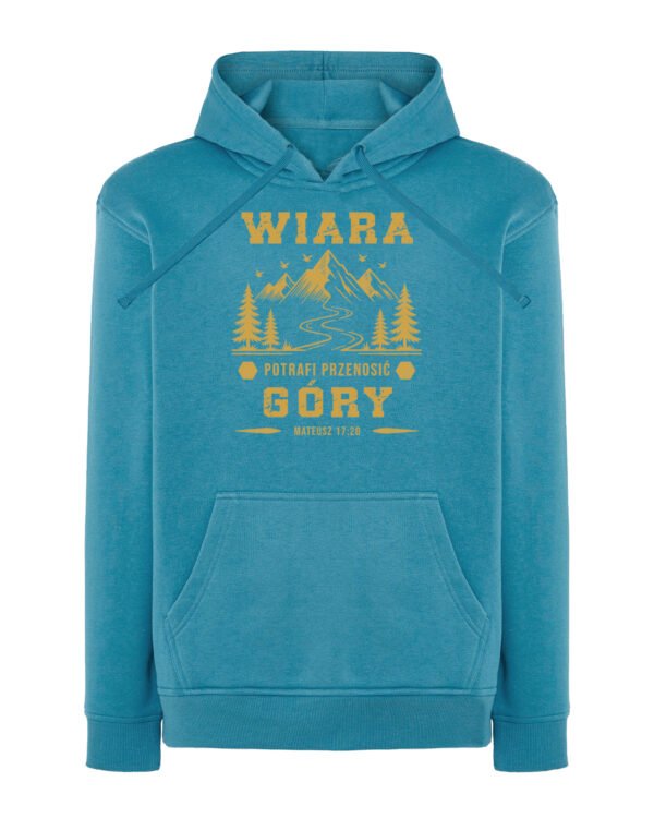 TL1410 Tshirt Hoodie Sweater SIM16 Bluza z kapturem <br>Wiara Biblia Cytat Mateusz 17:20