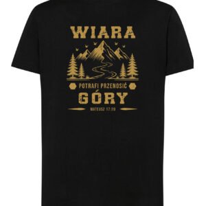 TL1410 Tshirt Hoodie Sweater SIM7 Koszulka Wiara Biblia Cytat Mateusz 17:20