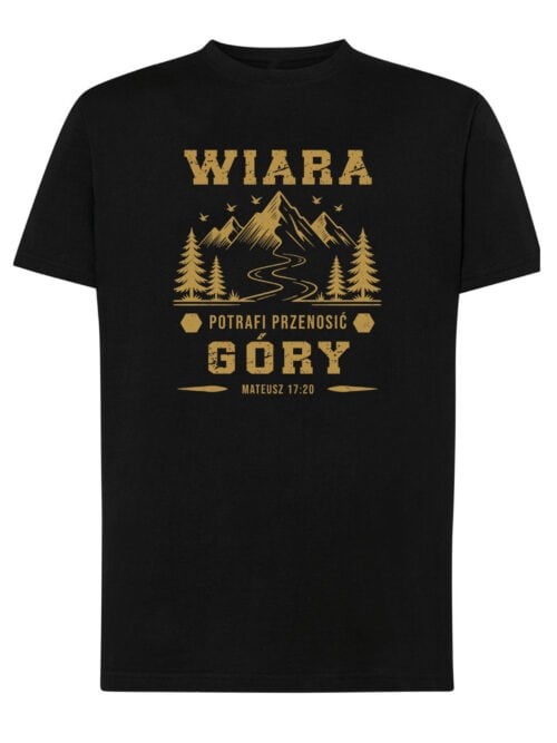 TL1410 Tshirt Hoodie Sweater SIM7 Koszulka Wiara Biblia Cytat Mateusz 17:20