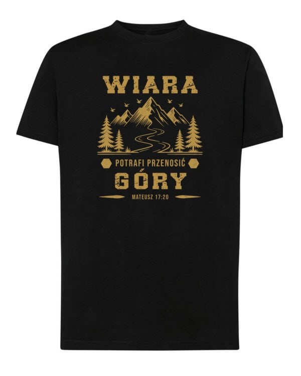 TL1410 Tshirt Hoodie Sweater SIM7 Koszulka Wiara Biblia Cytat Mateusz 17:20