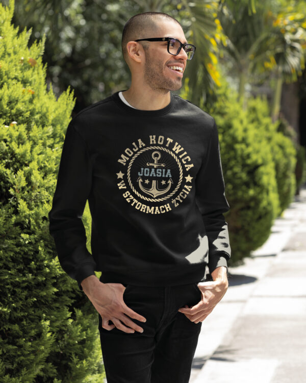 TL1421A Tshirt Hoodie Sweater SIM21 Bluza bez kaptura <br>dla Par Personalizowana Wsparcie Miłość