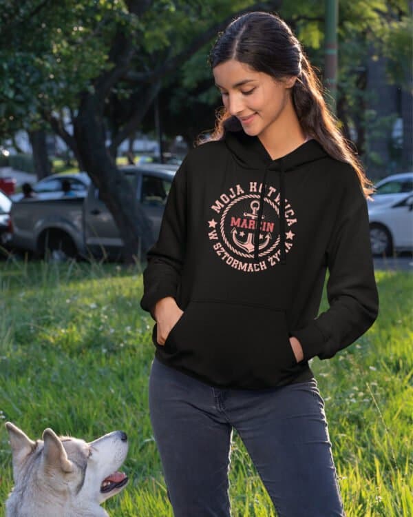 TL1421B Tshirt Hoodie Sweater SIM11 Bluza z kapturem dla Par <br>Personalizowana Wsparcie Miłość