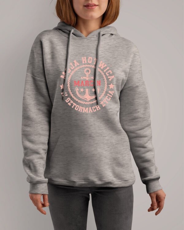 TL1421B Tshirt Hoodie Sweater SIM14 Bluza z kapturem dla Par <br>Personalizowana Wsparcie Miłość