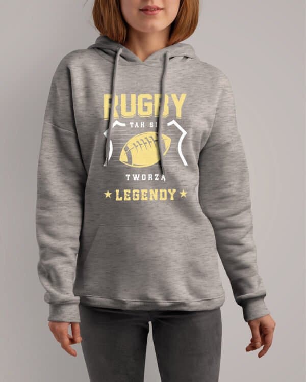 TL1423 Tshirt Hoodie Sweater SIM14 Bluza z kapturem <br>Rugby Sport Legenda