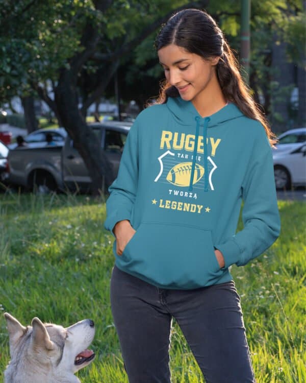 TL1423 Tshirt Hoodie Sweater SIM17 Bluza z kapturem <br>Rugby Sport Legenda
