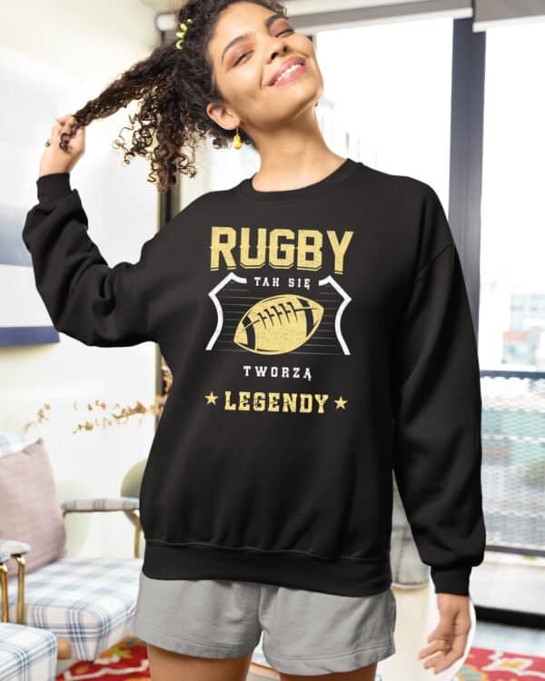 TL1423 Tshirt Hoodie Sweater SIM20 Bluza bez kaptura <br>Rugby Sport Legenda