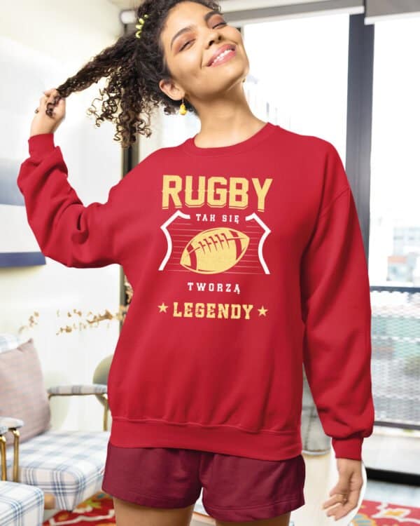 TL1423 Tshirt Hoodie Sweater SIM26 Bluza bez kaptura <br>Rugby Sport Legenda