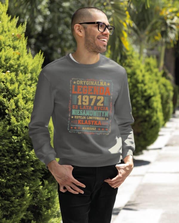 TL1424 Tshirt Hoodie Sweater SIM24 Bluza bez kaptura <br>Personalizowana Urodziny Legenda Klasyk