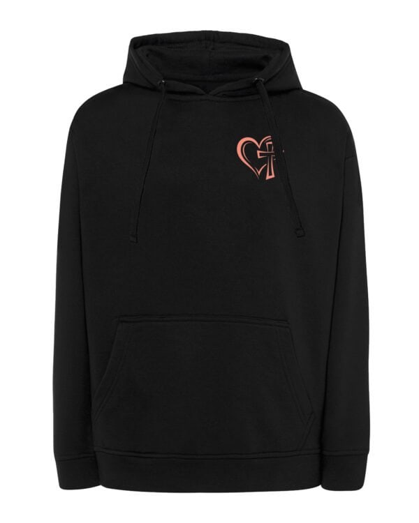 TL1430 Tshirt Hoodie Sweater SIM10 Bluza z kapturem Wiara Jezus Miłość Krzyż